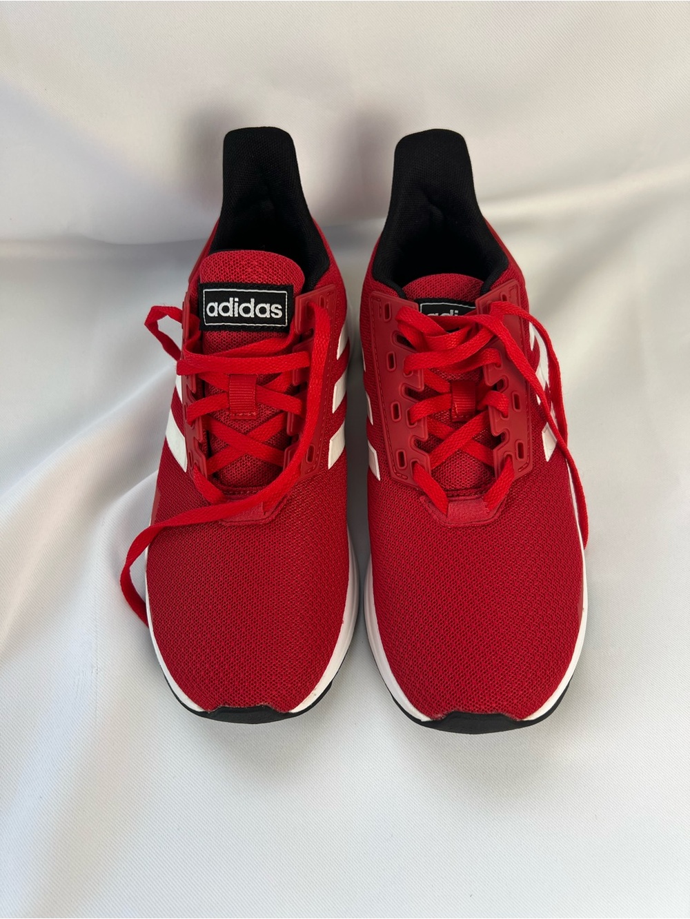 Adidas Woman Red Cloudfoam ADIWEAR Sneakers Size 4 Running Training Walking